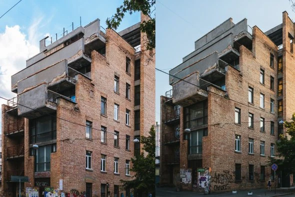 У культової споруди Києва відвалилися балкони