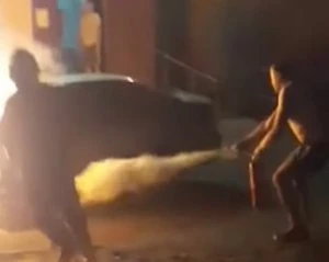 Оприлюднили відео підпалу редакційного автомобіля 