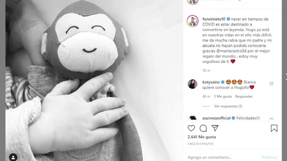 Fonsi Nieto y Marta Castro, ¡padres de su primer hijo!