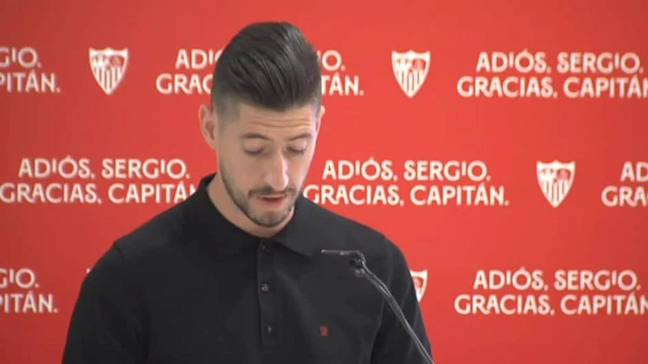 Sergio Escudero se despide del Sevilla CF