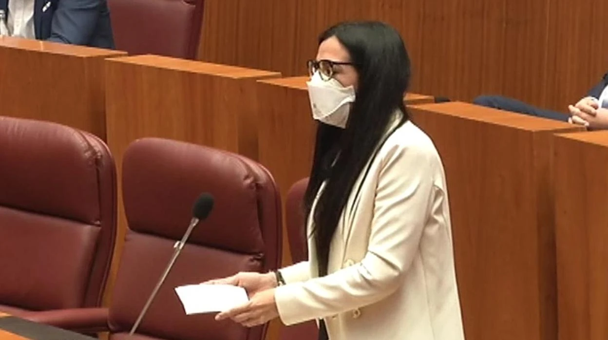 La emoción de una procuradora de Castilla y León ante los «que no van poder levantar la verja, como por ejemplo yo»