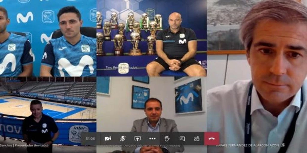 La original presentación del campeón en tiempos del coronavirus