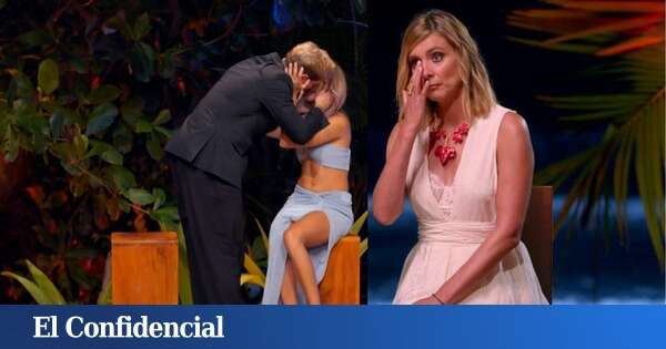 Tadeo y Sthefany dan la sorpresa en la hoguera final de 'La isla de las tentaciones' y hacen llorar a Sandra Barneda