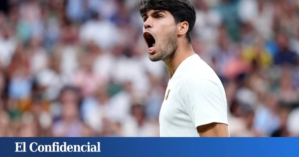 Alcaraz aprieta los dientes, resiste el cañón de Rublev y manda un mensaje a Wimbledon