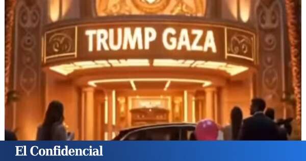 Mercados callejeros, hoteles y coches de alta gama: Donald Trump publica sus planes para Gaza con Inteligencia Artificial