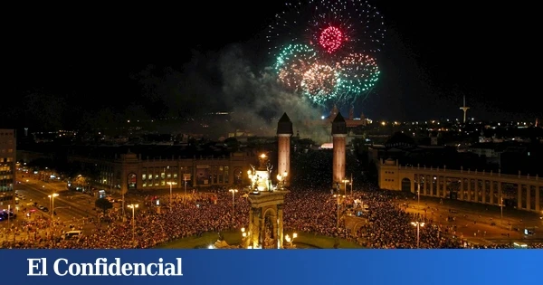 Dónde y cuándo ver en Barcelona los fuegos artificiales del Piromusical de las Fiestas de la Mercé 2025