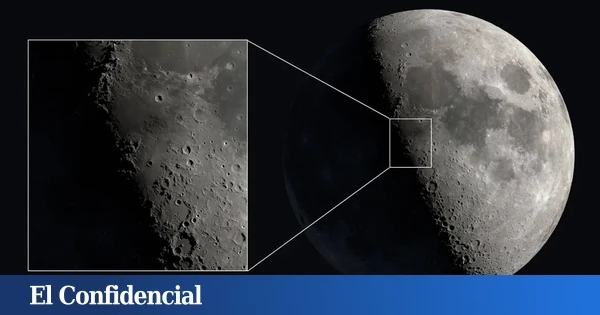 Dos enormes letras aparecen en la superficie de la Luna y la ciencia confirma sus orígenes