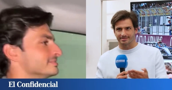 Carlos Sainz explica por fin qué hacía viajando en furgoneta con Leclerc de copiloto: 