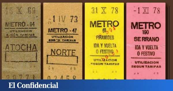 De 15 céntimos a 1,50 euros: así ha ido subiendo el precio del billete sencillo de Metro de Madrid