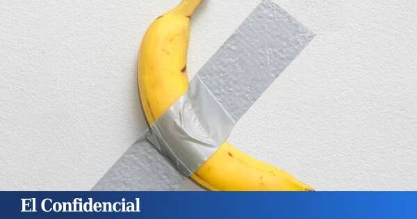 Un plátano con cinta adhesiva: la obra de Cattelan que ahora se venderá por 1,5 millones