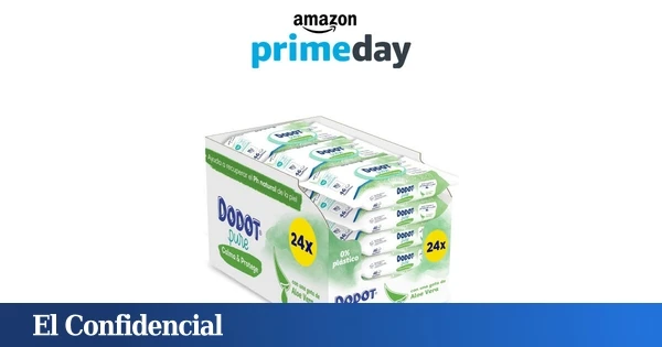 Dodot Toallitas Pure Calma & Protege para bebé con 24 paquetes en oferta en Prime Day