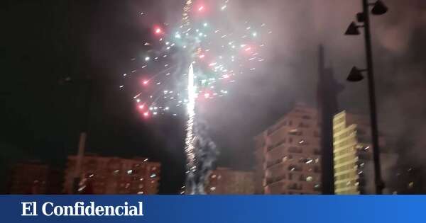 Así ha sido la mayor mascletà de la historia de las Fallas de Valencia en Mislata: más de 500 kg de pólvora