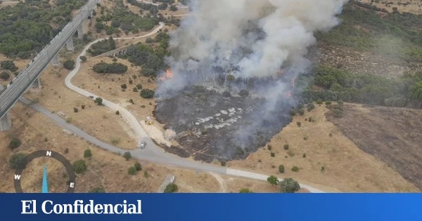 Las espectaculares imágenes del incendio de Colmenar Viejo: muy cerca de la zona donde se declaró el fuego arrasó Tres Cantos