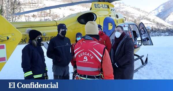 Rescatadas seis senderistas que se habían quedado en una zona enriscada en Asturias