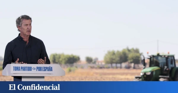 Feijóo se lanza a por el voto rural ante la presión de Vox: 