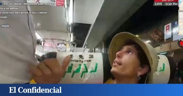 El 'streamer' español Kelton la lía en Japón: empuja a un anciano en un tren y desata las críticas en redes sociales