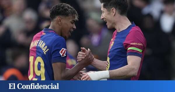 Lamine Yamal levanta al Barça con un homenaje a Messi y aprovecha el pinchazo del Madrid (1-0)