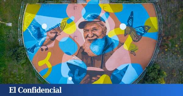 El mural oculto más increíble de Madrid: solo se puede ver desde el cielo