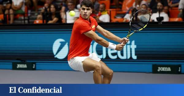 Carlos Alcaraz - Ugo Humbert, Copa Davis hoy, en directo: segundo partido del España-Francia