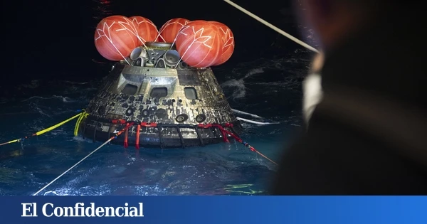 Así fue el rescate de los tripulantes de Artemis II: 