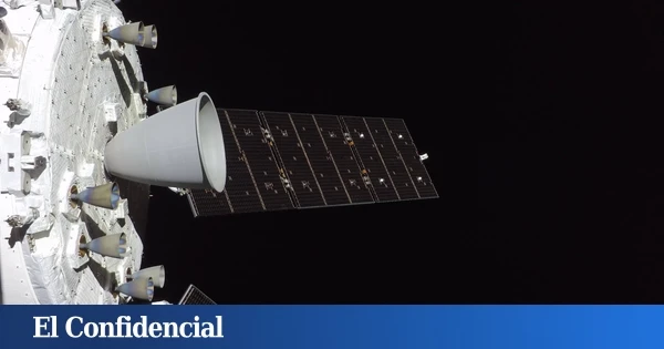 Salta una alarma de pérdida de aire en la cabina del Orión, pero es una fuga de helio