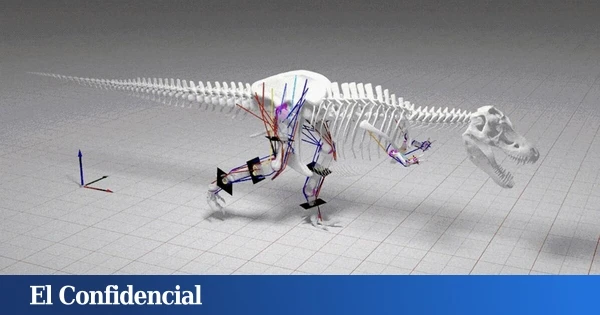 Simulan el movimiento de los dinosaurios y ponen nombre y apellidos al más rápido de todos