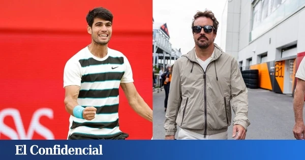 Carlos Alcaraz reta a Fernando Alonso a un partido de dobles: 