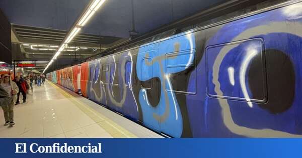 Detenidos 11 grafiteros por accionar el freno de emergencia para pintar vagones del Metro de Madrid