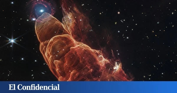 En el espacio también hay tornados y el James Webb acaba de capturar uno espectacular