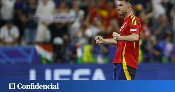 Aymeric Laporte ya es el mejor central de la Eurocopa (arrepentido de exiliarse en Arabia Saudí)