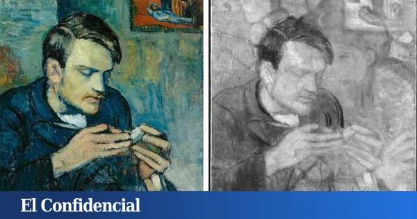 Descubren una figura escondida bajo una famosa pintura de Picasso del Periodo Azul