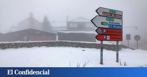 Además de la lluvia, también llega la nieve a Madrid este fin de semana: zonas afectadas y acumulados previstos