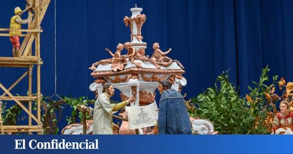 El belén napolitano del Palacio Real: meses de trabajo, cien por cien artesanal y 300 años de historia