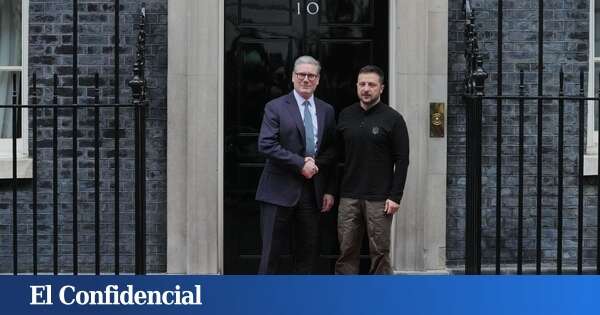 Starmer recibe a Zelenski en Downing Street para abordar la guerra de Ucrania