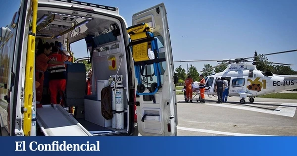 La investigación del angustioso incendio que calcinó un helicóptero sanitario: 