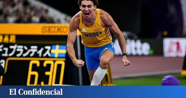 Este es el dinero que gana Duplantis cada vez que rompe el récord mundial: una de las claves de que vaya centímetro a centímetro