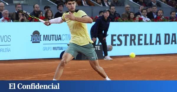 Alcaraz sube la fiebre en las gradas y eleva el multimillonario negocio del Mutua Madrid Open