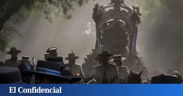 Un camino del Rocío a prueba de fuego: Carretas con extintores, helicópteros y drones