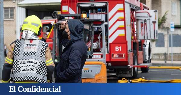 Siete hospitalizados, dos de ellos más graves, por un incendio en una vivienda en Bilbao