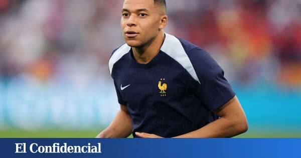 Kylian Mbappé arriesga su nariz y juega ante España sin la máscara protectora de su Eurocopa