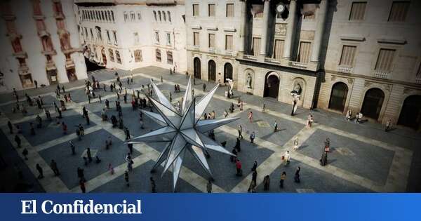 Cuándo podré ver la estrella gigante que iluminará Barcelona estas Navidades: parece sacada de la Sagrada Familia