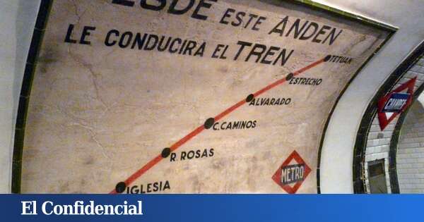 Viaje al Madrid de los años 50 en Metro: así era entonces la estación fantasma de Chamberí