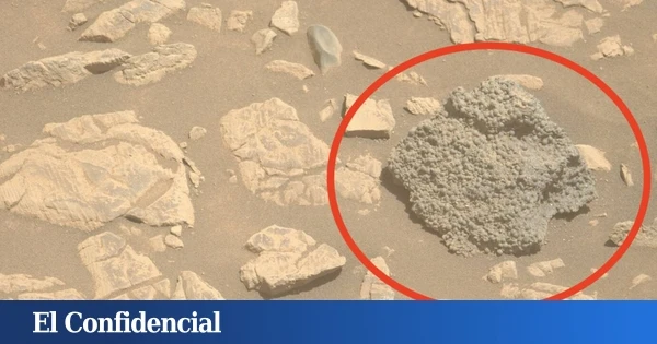 La NASA encuentra una roca cubierta de 'huevos de araña' en Marte y no sabe cómo llegó hasta ahí