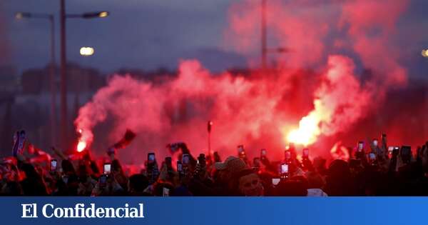 Dos detenidos tras cargas de la Policía antes del Atleti-Real Madrid de Champions League