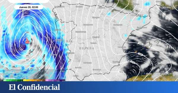 Llega 'Martinho', la cuarta borrasca en 12 días: la AEMET avisa de 