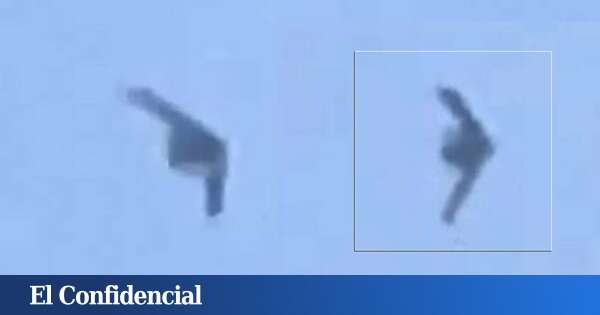 Capturan en vídeo un avión israelí secreto volando sobre el Líbano