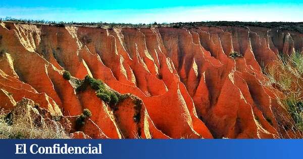 El lugar más sorprendente que puedes visitar a una hora de Madrid: como sacado de otro planeta a causa de la erosión