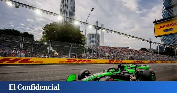 Los libres 3 del GP Singapur tuvieron que pararse ¡por culpa de un lagarto!