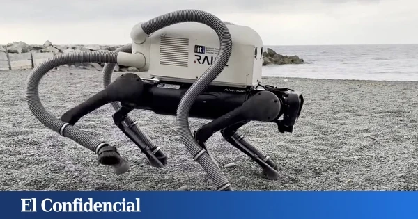 Italia crea un perro-robot que soluciona uno de los mayores problemas de las playas españolas