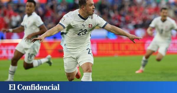 El golazo de Shaqiri rescata a Suiza contra Escocia y pone el grupo al rojo vivo (1-1)